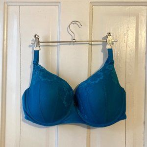 Victoria's Secret BODY BY VICTORIA Lightly Lined Lace Demi Bra 36DDD High Dive